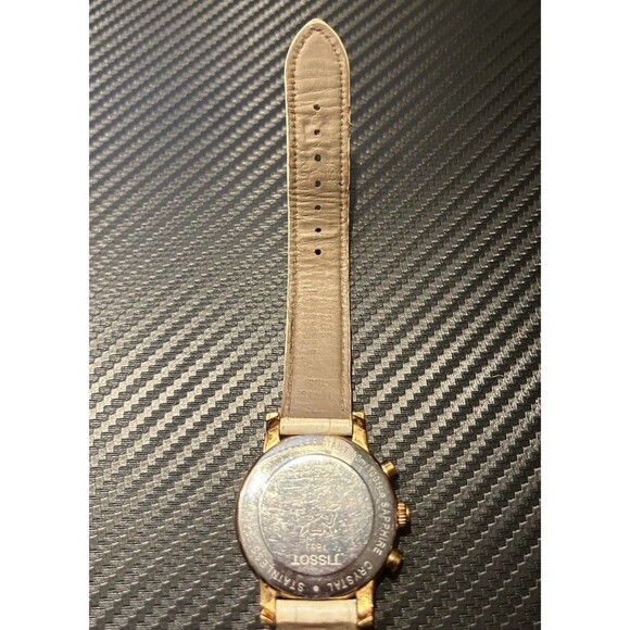 Pre-Owned Tissot Rose Gold and Ivory MOP Chronograph Watch - Picture 8 of 11